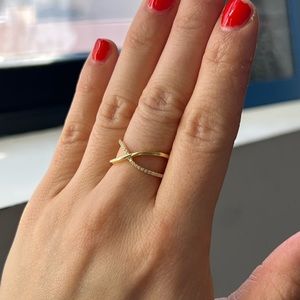 14k Baguette Eternity Band